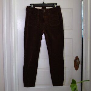 Anthropologie Pilcro and the Letterpress High Rise Brown Skinny Jeans